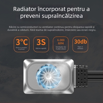 Camera de bord pentru motocicletă fără ecran, camere duale 2K cu răcire, urmăre GPS, înregistrare față și spate, control prin cablu și Wi-Fi