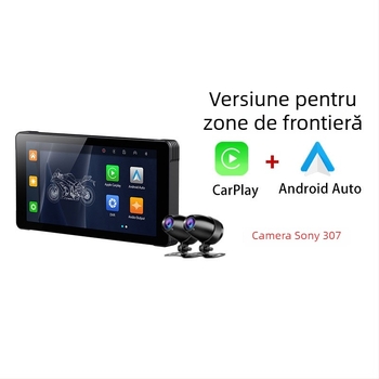 Înregistrator pentru motocicletă CarPlay MT118 – 5MP, unghi de 170°, Loop Video, USB/HDMI