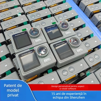 Nothing Y502aa-g Cameră de acțiune cu stabilizare, 16MP, LCD 2.0/1.3 inch, stocare TF Card, baterie de 90 de minute