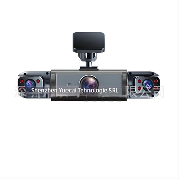Dashcam cu patru lentile, rezoluție 1080p, unghi de vizualizare 150°, ecran de 3,0 inchi, transfer USB de date