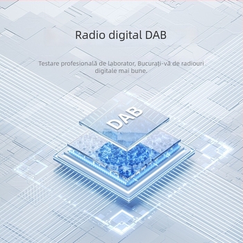 Semaitu radio auto cu ecran LCD tactil, DAB încorporat, CarPlay și Android Auto wireless, încărcare rapidă, suport card SD