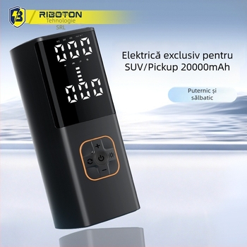 MP008-2 Umflător auto pentru pneuri cu presiune reglabilă, debit de aer 25 L/min, 2000W la 5V