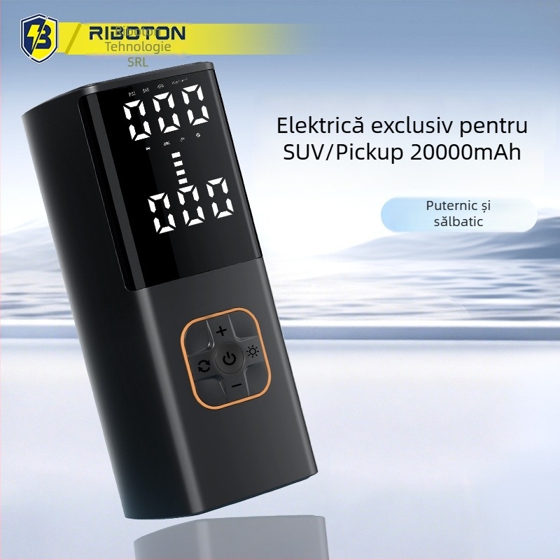MP008-2 Umflător auto pentru pneuri cu presiune reglabilă, debit de aer 25 L/min, 2000W la 5V