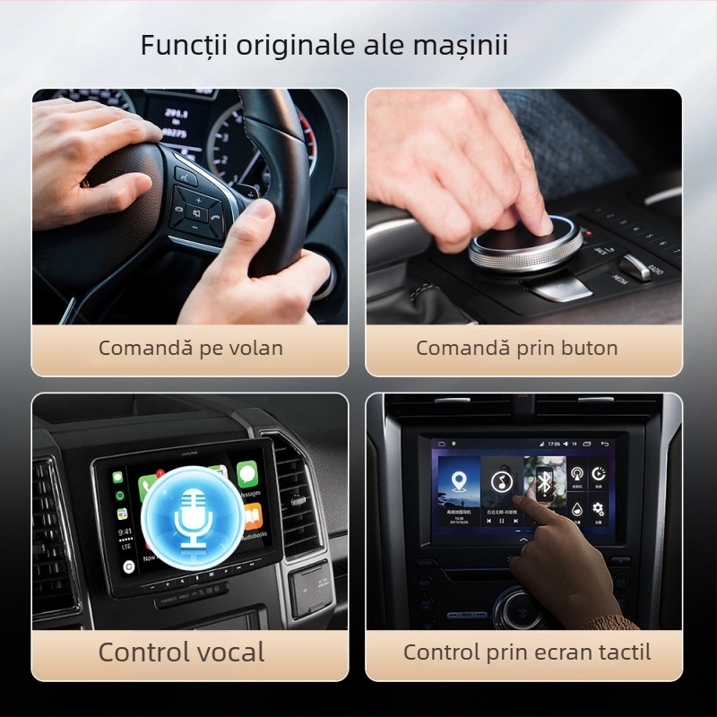 Cutie CarPlay fără fir pentru mașină, modul de conectivitate, receptor și emițător Wi‑Fi universal