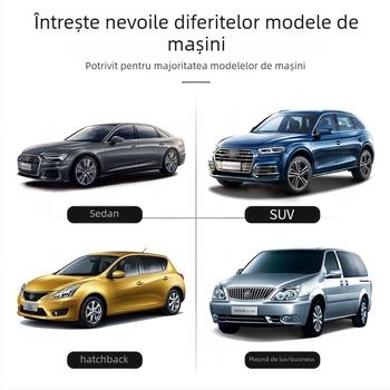 Umbra auto pentru parbrizul frontal (folie de aluminiu, montaj cu ventuză, potrivire generală, partea din față, stil simplu)