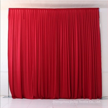 Perdea de fundal pentru nuntă, poliester mătase lapte, lucrată manual, draperie de scenă