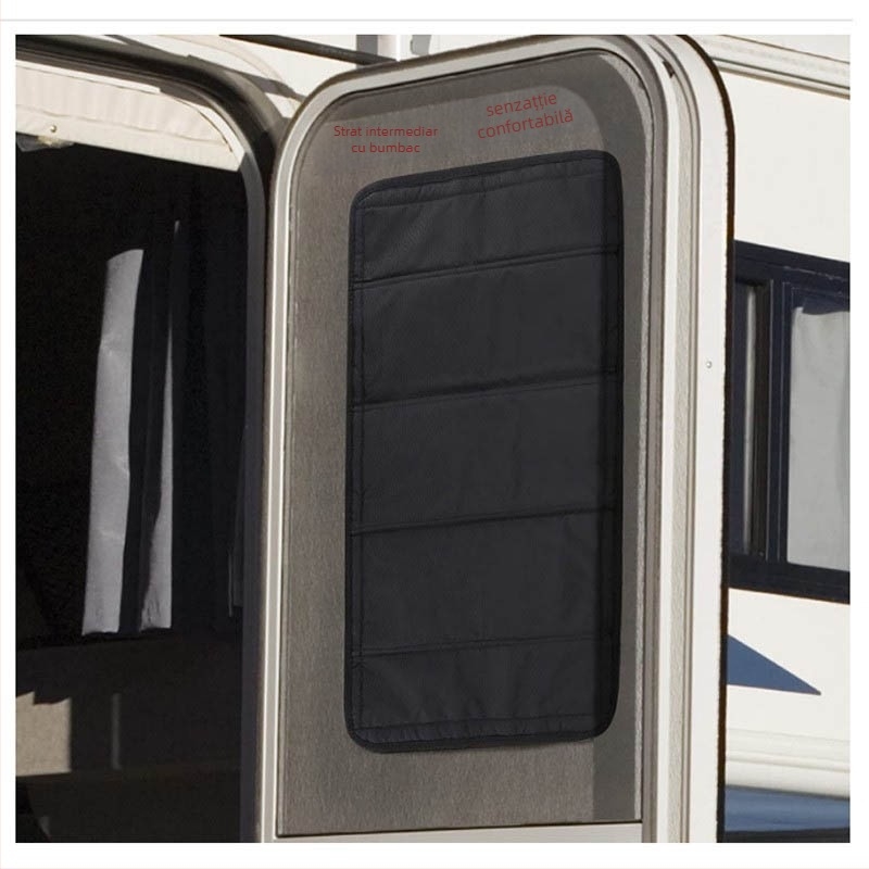 Parasolar auto și camper cu magneți puternici, tip reflectorizant, rulou, film de aluminiu 300D