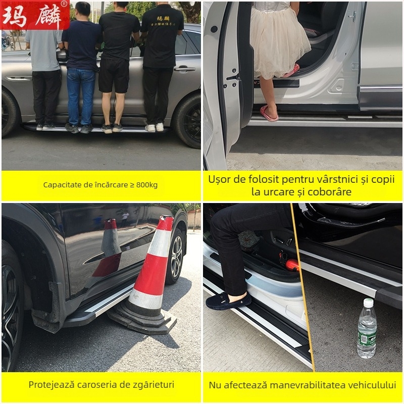 Renault Koleos 2017 trepte laterale - aliaj de aluminiu, stânga și dreapta, prelucrare la comandă