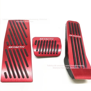 Set pedale din aliaj de aluminiu pentru Mazda 3 CX-30 (2020–2022), pedale de accelerație și frână antiderapante, transmisie automată