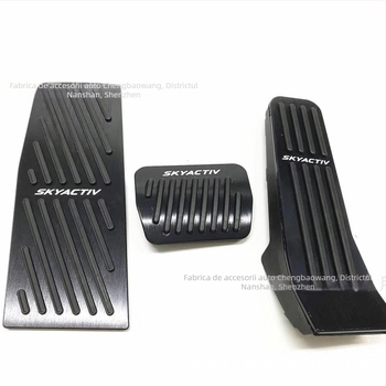 Set pedale din aliaj de aluminiu pentru Mazda 3 CX-30 (2020–2022), pedale de accelerație și frână antiderapante, transmisie automată