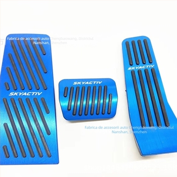 Set pedale din aliaj de aluminiu pentru Mazda 3 CX-30 (2020–2022), pedale de accelerație și frână antiderapante, transmisie automată