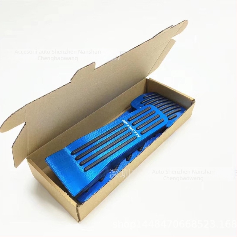 Set pedale din aliaj de aluminiu pentru Mazda 3 CX-30 (2020–2022), pedale de accelerație și frână antiderapante, transmisie automată