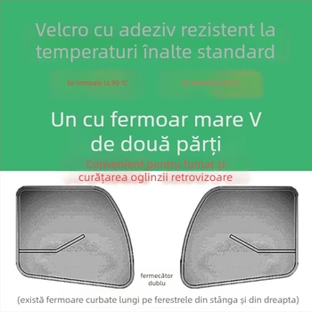 Plasă pentru fereastra camion cu montaj adeziv, protecție împotriva țânțarilor, plastic transparent cu fibră de sticlă, montaj prin lipire, design atârnat, compatibil cu mărci auto generale