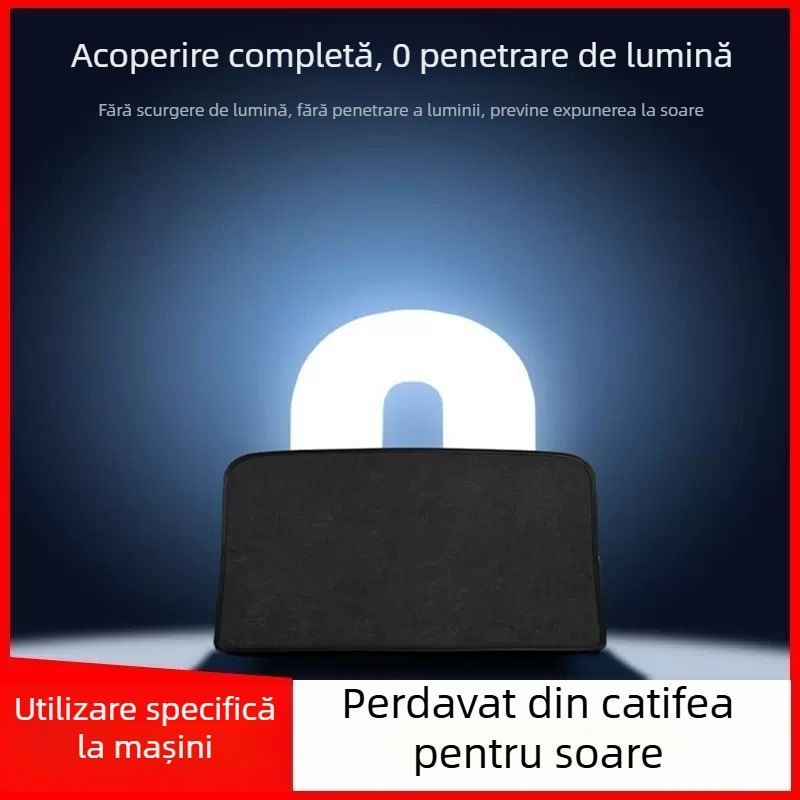 Canopă de soare pentru panoramă Xiaomi Su7/YU7/YU7Max – material cristal de gheață, montaj plat, izolație termică și protecție solară