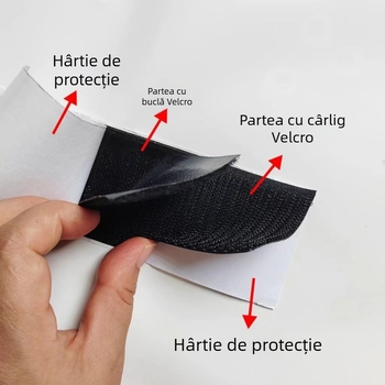 Velcro adeziv pentru textile de casă — cu prindere dublă, puternică pentru canapele și perdele