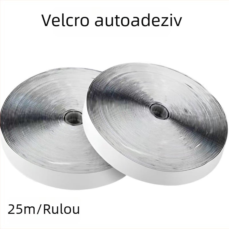 Velcro adeziv pentru textile de casă — cu prindere dublă, puternică pentru canapele și perdele