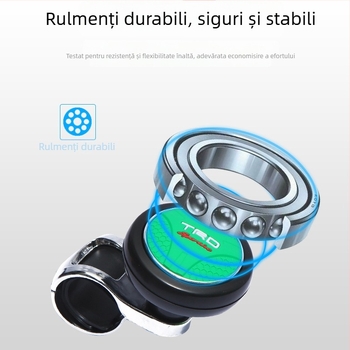 Minge de sprijin pentru volan cu rulment; metal/plastic/silicon; compatibilitate generală; greutate 204 g; personalizare disponibilă; etichetă privată licențiată