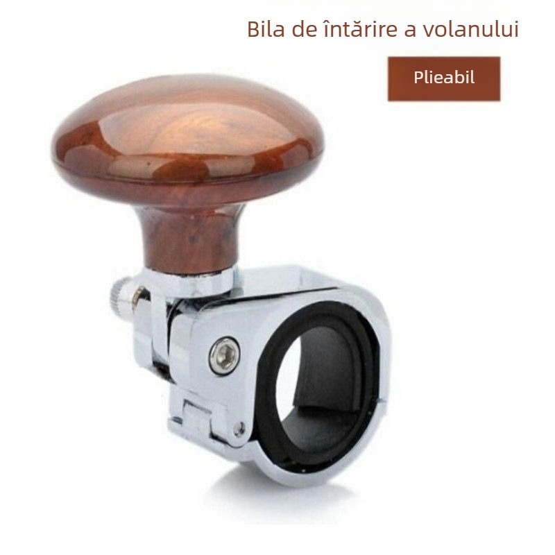 Sferă de asistență reglabilă pentru volan din metal, cu rulment, universal