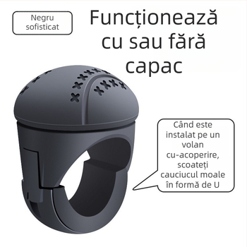 Dispozitiv universal pentru ajutor la volanul mașinii – ansamblu multifuncțional de înaltă calitate, ABS + gel de silice, 100 g, personalizabil, nr. 004