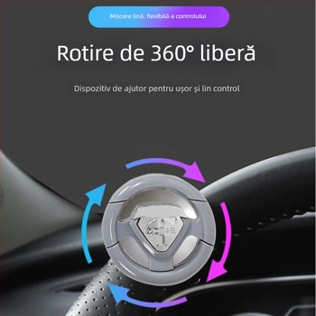 Boostător de volan auto, ABS+fier, 85 g, Compatibil cu toate modelele, Imprimare logo disponibil