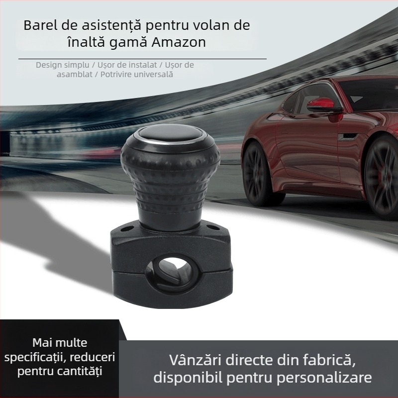 Deschizător de volan montat pe vehicul — XMAXVISION; material nylon + fier; compatibil cu tractoare și utilaje agricole cu volan; logo tipărit: OK