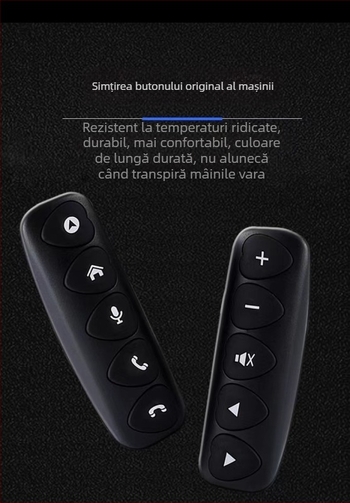 Controler de navigație auto cu telecomandă wireless — Yihong, buton pe volan, universal, material PC
