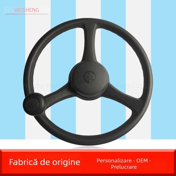 Volan pentru stivuitor WS370, poliuretan, compatibil cu utilaje de inginerie, utilaje agricole și volane auto.