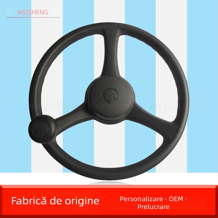 Volan pentru stivuitor WS370, poliuretan, compatibil cu utilaje de inginerie, utilaje agricole și volane auto.