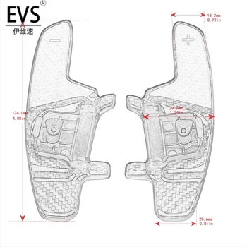 Ivy Speed EVS palete din carbon pentru volan, adaptabile Golf 7