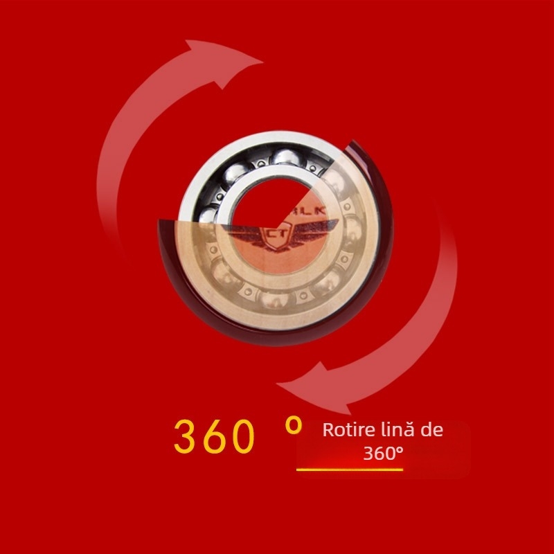 CARTALK Minge de Susținere a Volanului din Lemn Real – dispozitiv universal pentru economisire efort; material: lemn masiv, aliaj de zinc; compatibil cu toate tipurile de mașini; logo imprimat: OK