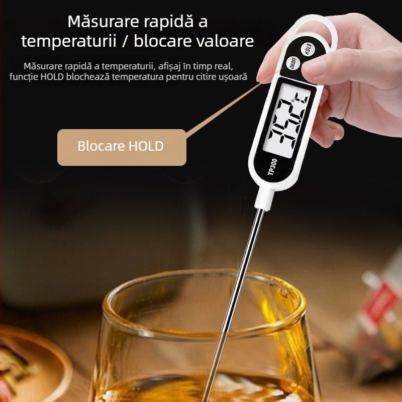 Termometru auto pentru aer condiționat cu sondă — precizie înaltă, marcă Want to cross