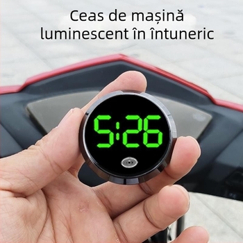 Indicator de temperatură a apei pentru mașină, cu unghi reglabil și montaj adeziv