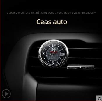 Ceas decorativ pentru Nissan Sylphy, Teana, Qashqai, X-Trail, Patrol – metal, unghi reglabil, ceas auto, brand Friends