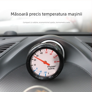 hypersonic Termometru Mini — ABS, Carcasă rotundă, pentru mașini