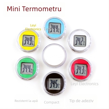 Senzor digital de temperatură și umiditate – plastic ABS + mecanism – Tip axial