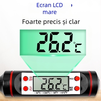 Termometru cu sondă pentru frigider auto/congelator și ieșire de aer a aparatului de aer condiționat casnic, model Bbf3588772192907081