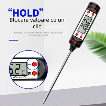 Termometru cu sondă pentru frigider auto/congelator și ieșire de aer a aparatului de aer condiționat casnic, model Bbf3588772192907081