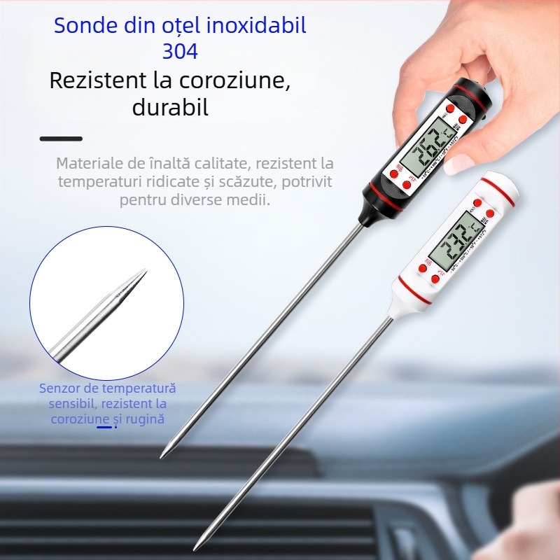 Termometru cu sondă pentru frigider auto/congelator și ieșire de aer a aparatului de aer condiționat casnic, model Bbf3588772192907081