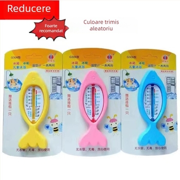 Termometru de interior/exterior cu unghi reglabil, senzor de temperatură a apei pentru baie și frigider