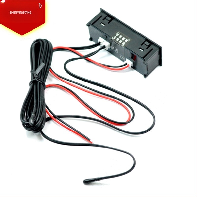 Modul de ceas încorporat pentru mașină cu afișaj timp, temperatură duală și monitorizare a tensiunii