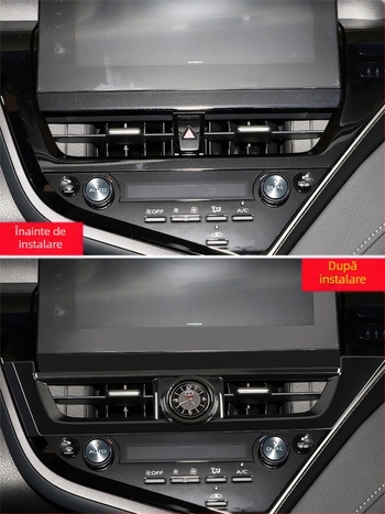 Ornament interior auto pentru ceas Camry, generația a VIII-a — tip radial; Tip: Altul; Brand: Altul