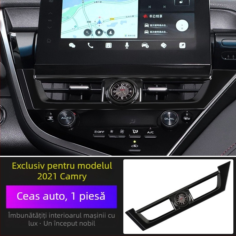 Ornament interior auto pentru ceas Camry, generația a VIII-a — tip radial; Tip: Altul; Brand: Altul