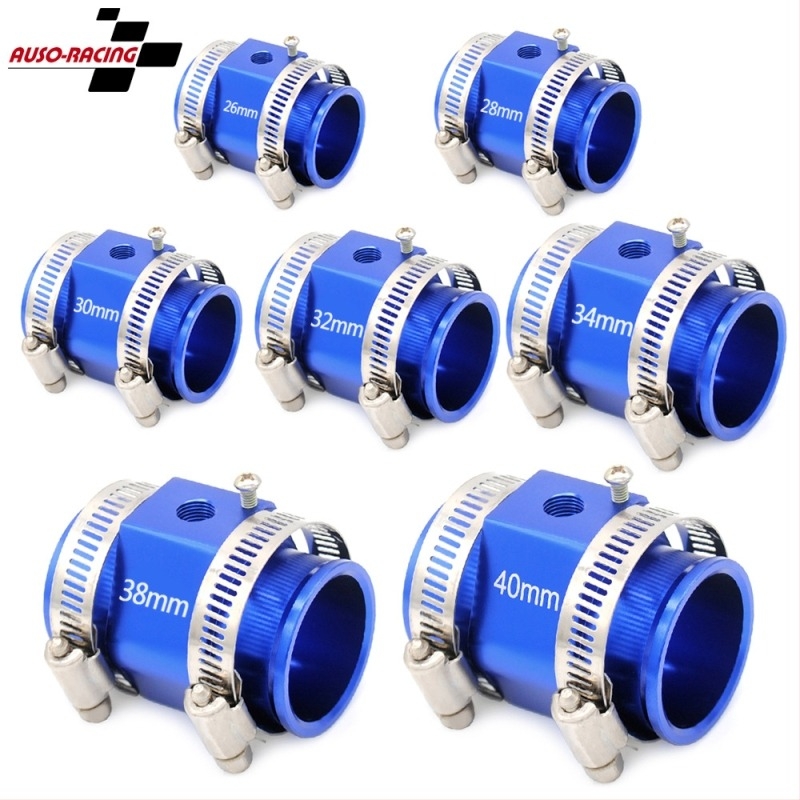 WTP004 Tee din aluminiu pentru apă, compatibil universal cu senzorul de temperatură a apei – accesoriu auto