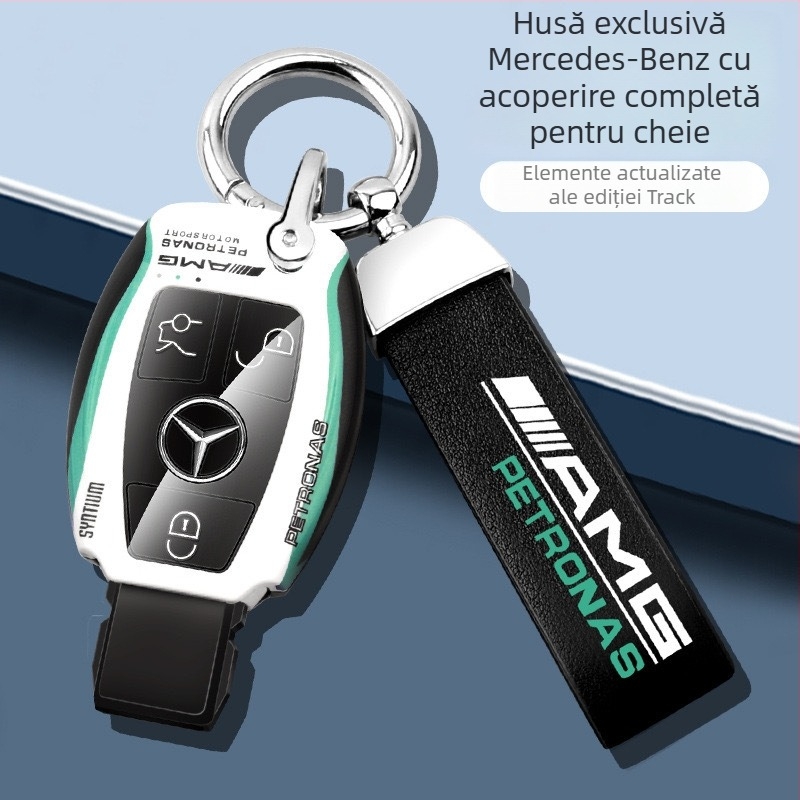 SNBLO husă cheie Mercedes-Benz C260L – ABS, de înaltă calitate, personalizabilă
