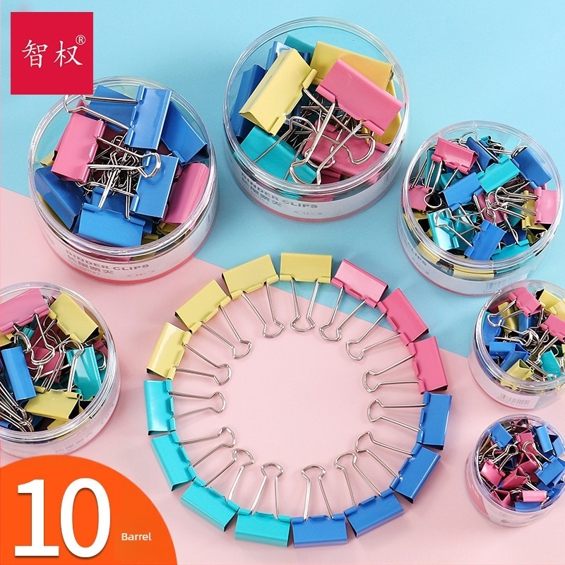 Clip metalic pentru birou – brand Intellectual power, model Other, clip pentru fișiere/chitanțe, design cu coadă lungă