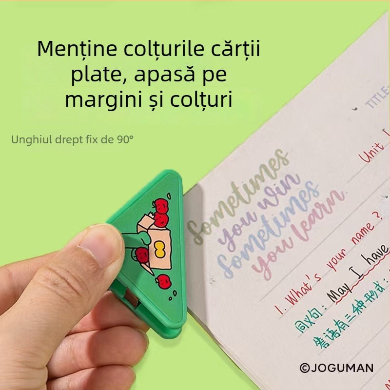 Deli clips de colț – suport triunghiular pentru carduri, protecție a colțurilor, anti-îndoire pentru cărți