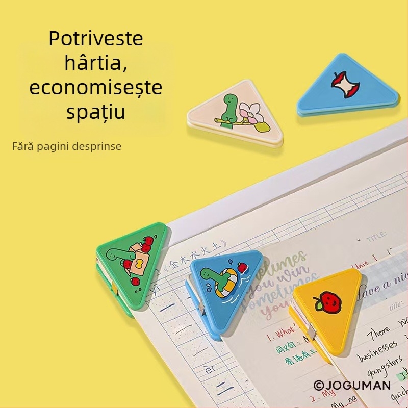 Deli clips de colț – suport triunghiular pentru carduri, protecție a colțurilor, anti-îndoire pentru cărți