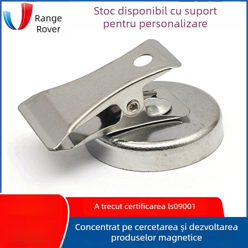 Clip magnetic din ferită SFK36 pentru rafturi de birou și frigidere – ambalaj în pungă de plastic