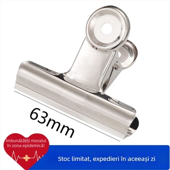 Clește metalic pentru documente cu coadă lungă, design desen animat — Material: metal; Marcă: Other; Tip produs: dosar de evidență; Ambalare: într-o singură bucată.