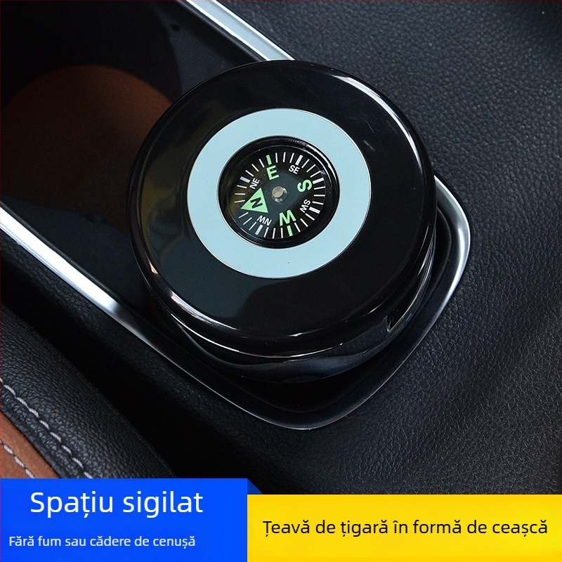 Cenușar auto cu interior metalic, marca Bjd; modelul 00, codul produsului 004; potrivit pentru mașină, casă și spații publice.